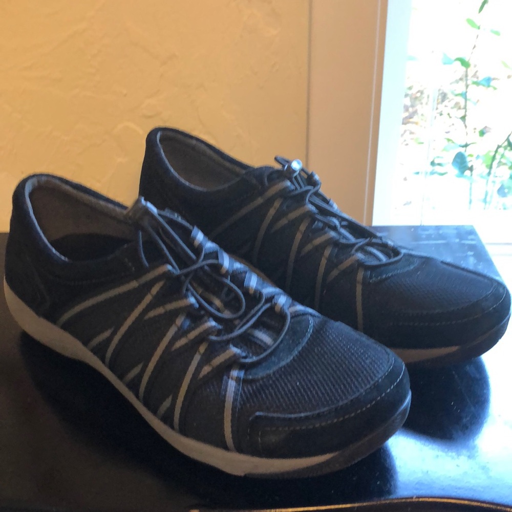 Dansko black and gray athletic shoes size 41